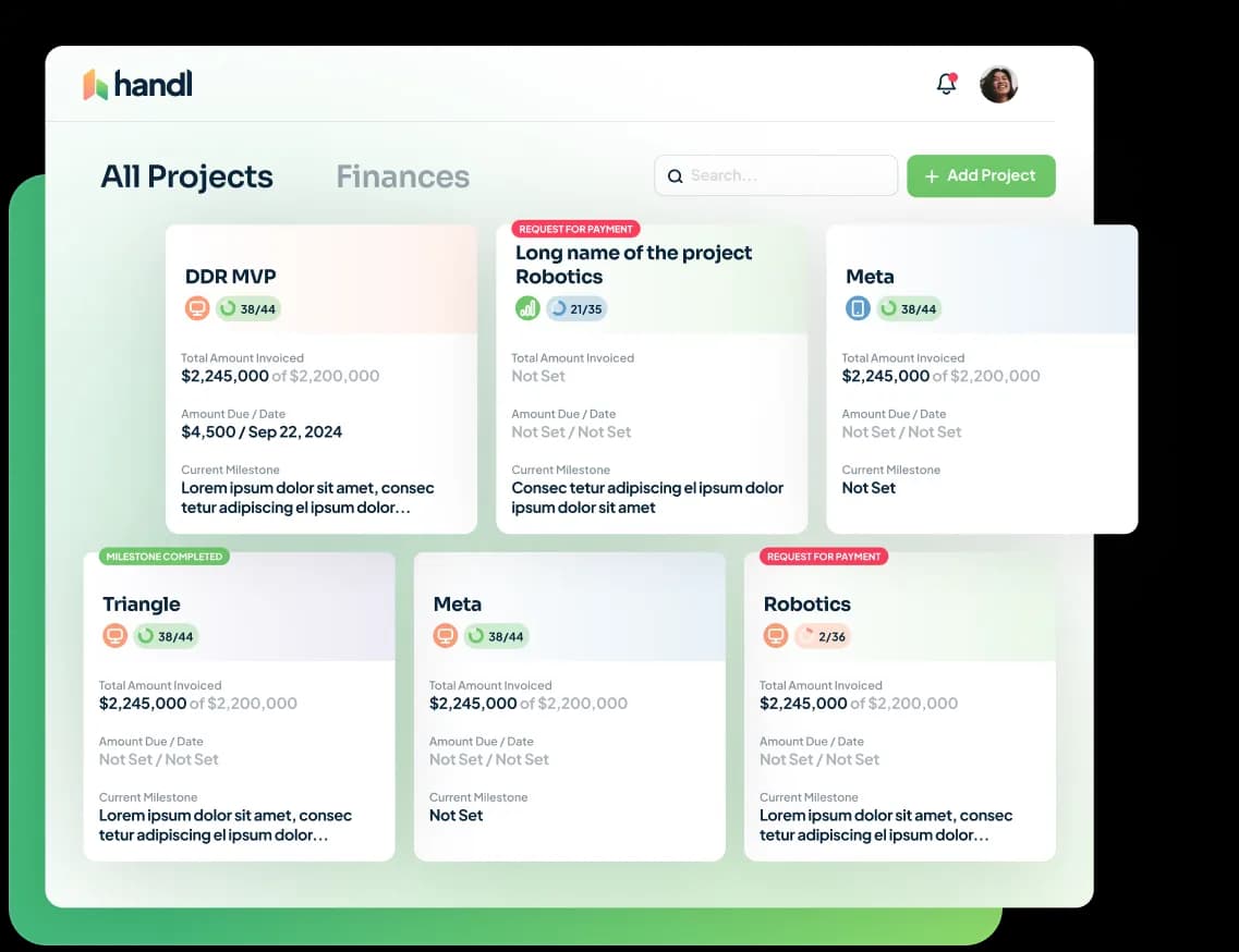 Handl screenshot — Asset exchange made simple.